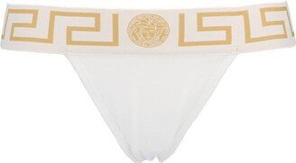 Greca Waistband Thongs