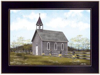 He is Risen by Billy Jacobs, Ready to hang Framed Print, Black Frame, 18 x 14