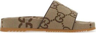 Monogram Print Slides-AA