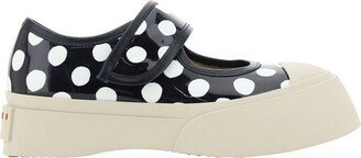 Polka-Dot Printed Pablo Mary Jane Sneakers