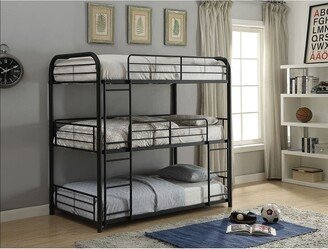 Calnod Triple Twin Metal Bunk with Stairs