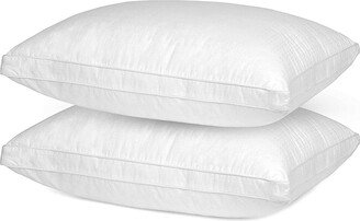 Maxi Cotton Microfiber Fill Breathable Pillow â White (2 Pack)