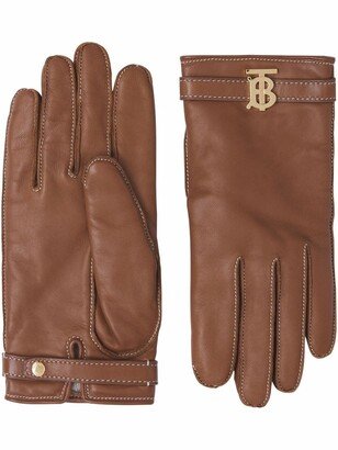 Monogram Motf Lamskin Gloves