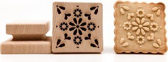 No. S074 Wooden Stamp Deeply Engraved, Toys, Stamp, Baking Gift, Alhambra