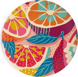 Salad Plates: Squeeze The Day - Bold Salad Plate, Orange