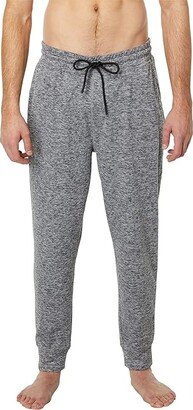 Malibu Collection(r) Butterchic Knit Heavy Joggers (Medium Heather Gray) Men's Casual Pants