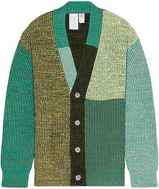 Waste Yarn Project Patti Cardigan in Green