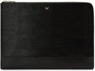 W Leather Laptop Sleeve