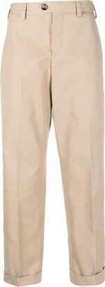 PT Torino Pressed-Crease Chino Trousers