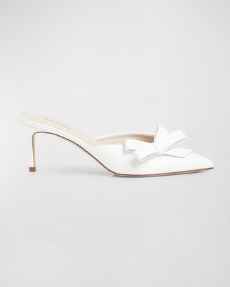 Prota Fiori Ortensia Apple Skin Bow Mules