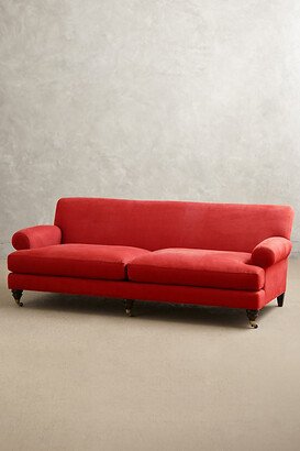 Linen Willoughby Sofa, Hickory