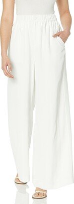 Women's Snow White Silky Pull-On Pants by @carolinecrawford