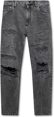 Distress Cropped Jeans