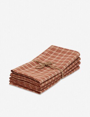 Lulu and Georgia Katherine Plaid Napkins (Set of 4) by Heather Taylor Home