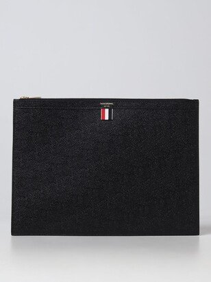 grainy leather document holder