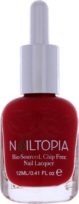 Bio-Sourced Chip Free Nail Lacquer - Goodnight Kiss by Nailtopia for Women - 0.41 oz Nail Polish