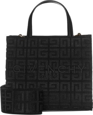 Monogram Logo Embroidered G Mini Tote Bag