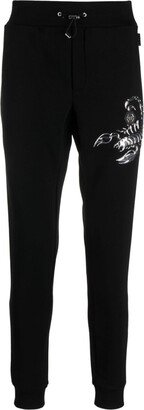 Scorpion appliqué-detail track pants