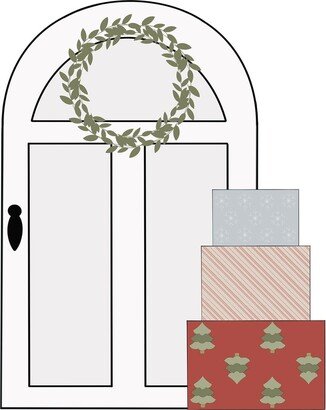 Door With Presents Cookie Cutter