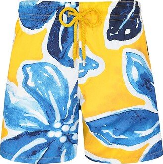 Raiatea Painterly Floral Swim Shorts