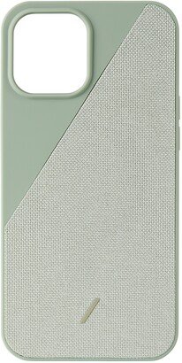 Green CLIC Canvas iPhone 12 Pro Max Case
