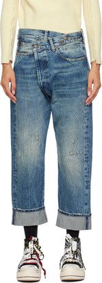 Blue Crossover Jeans-AA