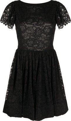 Marguerite lace mini dress