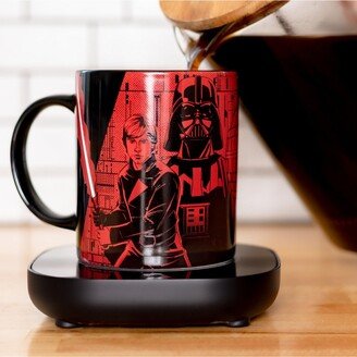 Uncanny Brands Star Wars Return of the Jedi 40th Anniversary Mug Warmer - Keeps Your Favorite Beverage Warm - Auto Shut On/Off