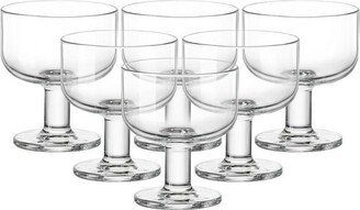 Hosteria 8 oz. Glass Dessert Cup with Feet, 6-Piece