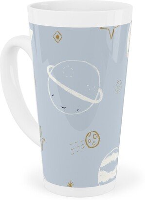 Mugs: Space Adventure - Blue Tall Latte Mug, 17Oz, Blue