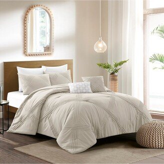 Grace Living Sariyah Pleated Comforter Set