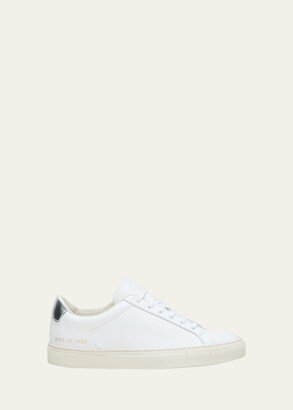 Retro Leather Low-Top Sneakers