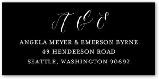 Address Labels: Fine Forever Address Label, White, Address Label, Matte