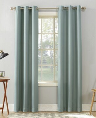 No. 918 Valerie Casual Textured Semi-Sheer Grommet Curtain Panel, 40 x 84