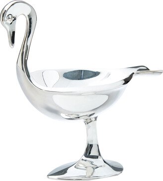 Medium Silver-Plated Bird Bowl