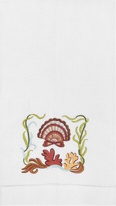 Scallop Shell Woven Kitchen Towel