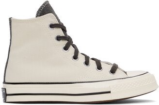 SSENSE Exclusive Off-White & Grey Chuck 70 Hi Sneakers