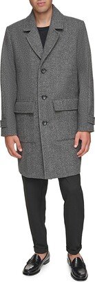 Gondet Melton Wool Blend Overcoat