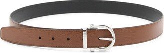 Gancini Logo Engraved Reversible Belt