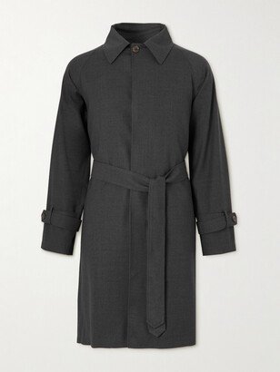 Stòffa Belted Wool Trench Coat