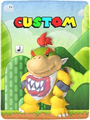 Bowser Jr Gift Blanket Gaming