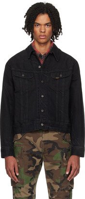 Black Reinforced Denim Jacket