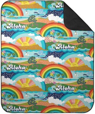 Picnic Blankets: Aloha, Anuenue! - Multi Picnic Blanket, Multicolor