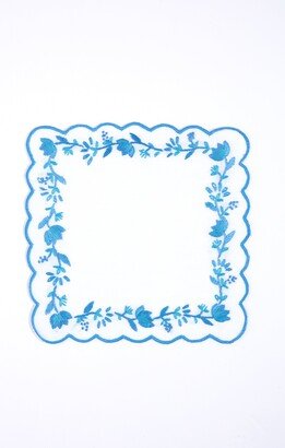 Tuckernuck Home Blue and White Floral Cocktail Napkins Set of 4
