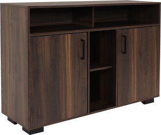 Sunnydaze Decor 48.5 Anthony Sideboard Storage Buffet Cabinet With Shelves