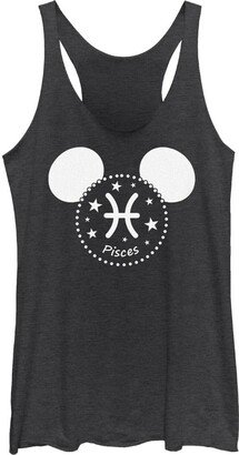 Classic Mickey Pisces Women's Racerback Tank Top