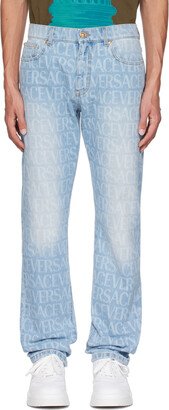 Blue Allover Jeans