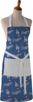 La Dodgers Prints Cotton Apron - Kitchen Cooking Bbq Full & Half Customizable Homemade Large Pocket