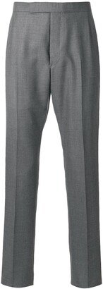 Backstrap Cropped Tailored Trousers