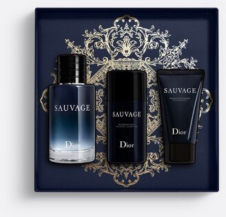 Sauvage Eau de Toilette Set - Limited Edition-Men's Eau de Toilette, Deodorant and After-Shave Balm